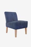 Dorel Home - Lounge-stol Hazen - Blå - Stole - - Homeroom