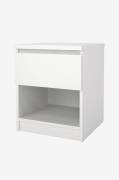 Tvilum - Naia Natbord 1 skuffe - Pakke - Hvid - Sengeborde - - Homeroo...