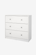 Tvilum - May Kommode 3 skuffer - Hvid - Kommoder - - Homeroom