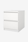 Tvilum - Naia natbord 2 skuffer - pakke - Hvid - Sengeborde - - Homero...