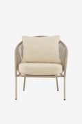 Venture Home - Lindos Lounge Chair 2-pak - Beige - Havelænestole - - H...
