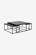 Nordic Furniture Group - Kaffebord Natalie 2+1 ask - Sort - Sofaborde ...