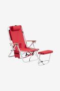 Fritab - Udendørs stol Roxy med køletaske/mobillomme - Rød - Havelænes...
