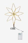 Star Trading - Topstjerne Topsy - Guld - Dekorativ julebelysning - - H...
