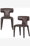 WOOOD - Permit Spisestuestol - Sæt med 2 - Brun - Stole - - Homeroom