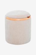 Nordic Furniture Group - Puf med opbevaring Lykke - Beige - Fodskamler...