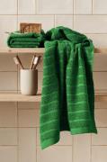 &Home - Sæt med frottéhåndklæder Day 2 dele - Grøn - Håndklæder - - Ho...