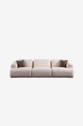 Hanah Home - Sofa med 3 sæder Afelio - Hvid - 3-pers. sofaer - - Homer...
