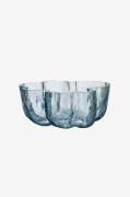 Kosta Boda - Skål Crackle H 11Cm - Blå - Skåle - - Homeroom