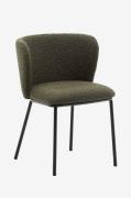 Kave Home - Spisebordsstol - ciselia 2-pak - Grøn - Stole - - Homeroom