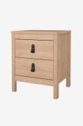 Tvilum - Madrid natbord 2 skuffer - Brun - Sengeborde - - Homeroom