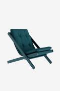 Karup - Loungestol Boogie Siesta, lakeret - Blå - Havelænestole - - Ho...