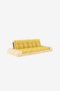 Karup - Base Sovesofa m. 2 sidebokse Tre-personers - Gul - Sovesofaer ...