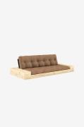 Karup - Base Sovesofa m. 2 sidebokse Tre-personers - Brun - Sovesofaer...