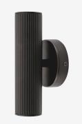 Globen Lighting - Væglampe Hubble Up/Down IP44 facadebelysning Sort - ...