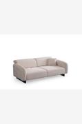 Hanah Home - Sofa med 3 sæder Caprice - Hvid - 3-pers. sofaer - - Home...