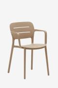 Kave Home - Udendørs stol - morella - Beige - Havestole - - Homeroom