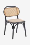 Kave Home - Spisebordsstol - doriane 2-pak - Sort - Stole - - Homeroom