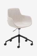 Kave Home - Kontorstol - tissiana 2-pak - Beige - Skrivebordsstole - -...