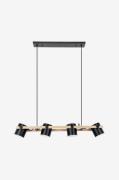 EGLO - Pendellampe Hornwood Black /Wood - Sort - Loftpendler - - Homer...