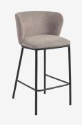 Kave Home - Barstol - ciselia 2-pak - Brun - Barstole & -taburetter - ...