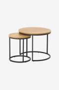 Håum - Cosmo Række af borde Ø60 - Sort - Sofaborde - - Homeroom