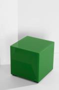 Pastill - Pop kube i farvet glas 35x35 cm - Grøn - Småborde - - Homero...