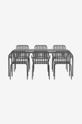 Venture Home - Borneo spisebord med pekingstol - Sort - Spisegrupper -...
