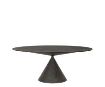 Desalto Clay Bord - Stone Finish - Ø120cm. - Lava stone D67