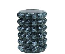Hallbergs Bubbles vase - black marble - 19