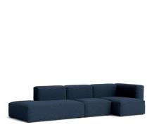 HAY Mags Soft Sofa - 3 Pers. Combi 4 - Flamiber - J4 Dark Blue - Højre