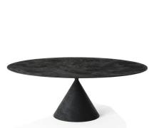 Desalto Clay Bord - Stone Finish - Oval 218x120cm. - D67 LAVA STONE