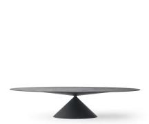 Desalto Maxi Clay Bord - Stone Finish - Oval - 320x148 cm. - D67