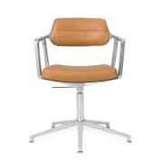 Vipp 453 Swivel+ Chair - Gliders - Læder - Camel