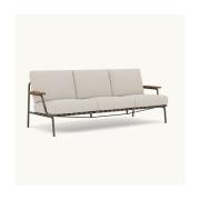 Muuto Settle Outdoor Sofa - 3 Pers. - Laze 1 - Taupe Stel