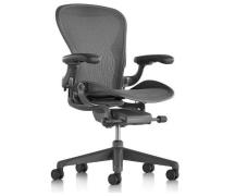 Herman Miller Aeron Carbon - A - Small / Inklusive / Standard Hårde hj...