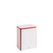HAY Tin Container - Large - Off-White and Red