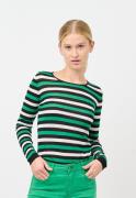 CRÉTON CRIndie Stripe merino bluse (SORT S)