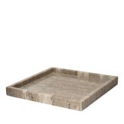 SINNERUP Marble firkantet bakke (BEIGE L)