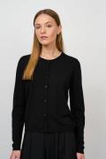 CRÉTON CRLezly o-neck cardigan (SORT S)