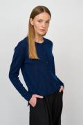 CRÉTON CRLezly o-neck cardigan (MØRK BLÅ XL)