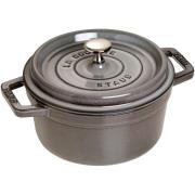 Staub Rund Gryde 22 cm 2,6 liter Grafitgrå