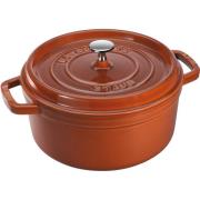 Staub Rund Gryde 28 cm 6,7 liter Cinnamon