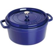 Staub Rund Gryde 28 cm 6,7 liter Blå