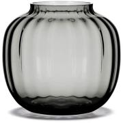 Holmegaard Primula vase, 12,5 cm., smoke