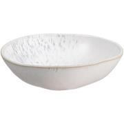 Denby Kiln skål, 13 cm, hvid/grå