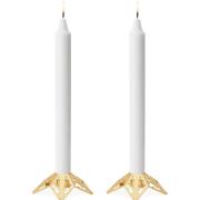 Georg Jensen 2022 lysestage, 2 stk, guld