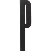 Design Letters Træbogstav i sort, P