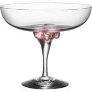 Kosta Boda Sugar Dandy Coupe Glas 32 cl. Rosa