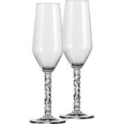 Orrefors Carat Champagneglas 2 stk.